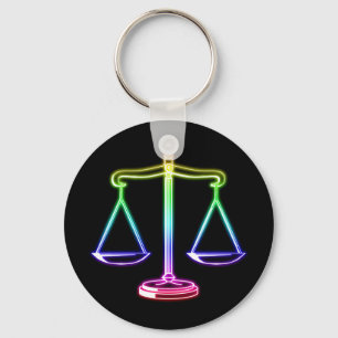 Porte-clés Scales de justice Droit