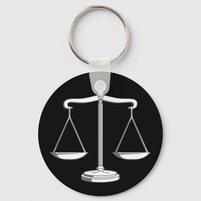 Porte-clés Scales of Justice - Law Keychains (Recto)