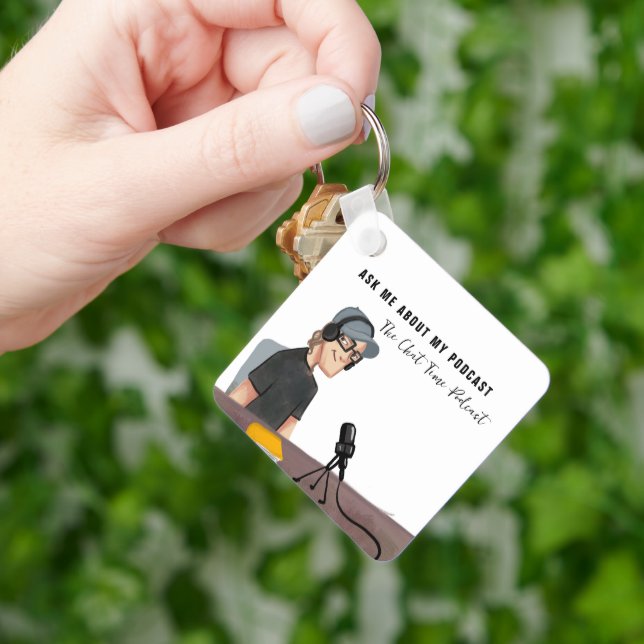 Porte-clés Scan de code QR | Illustration promotionnelle de p (main)