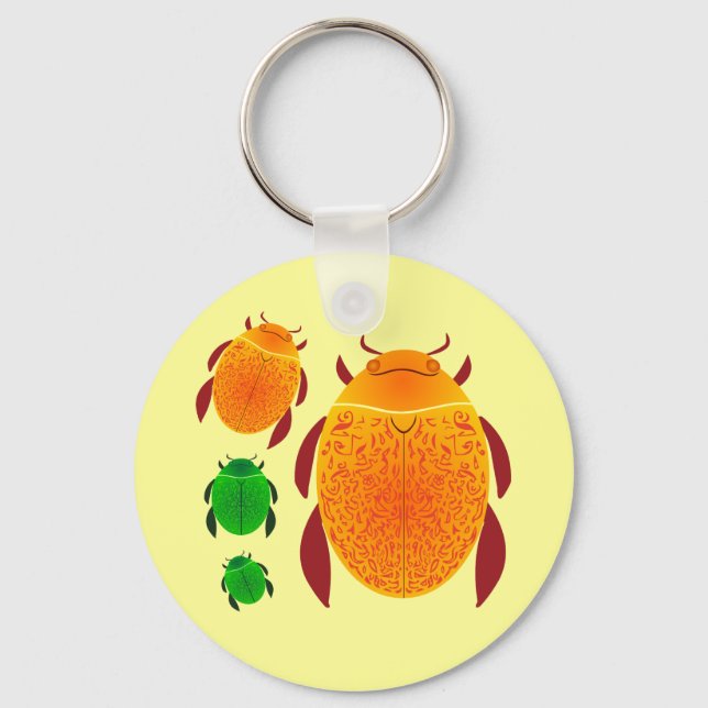 Porte-clés Scarab beetle (Recto)