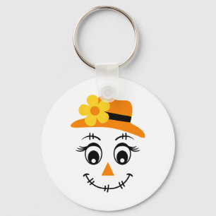 Porte-clés Scarecrow Face mignonne Halloween Garçons Filles F
