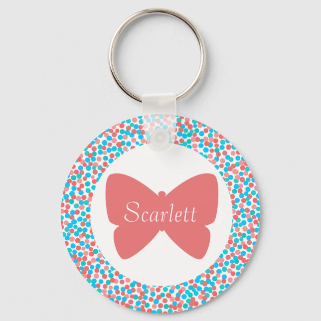 Porte-clés Scarlett Papillon Points - 369 (Recto)
