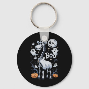 Porte-clés Scary Skeleton Giraffe Dans Ghosts Halloween