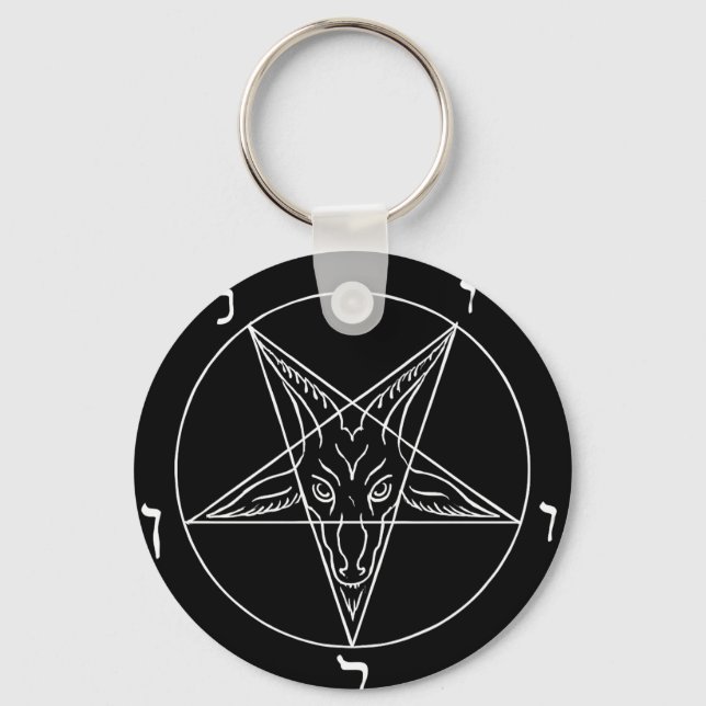 Porte-clés Sceau de Baphomet (Recto)