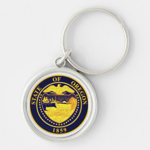Porte-clés Sceau de l'État de l'Oregon