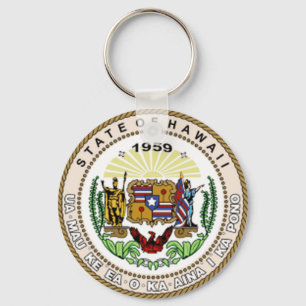 Porte-clés Sceau de l'État d'Hawaii