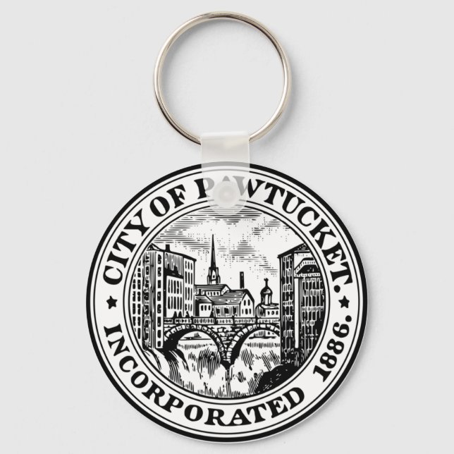 Porte-clés Sceau de Pawtucket, Rhode Island Porte - clé (Recto)
