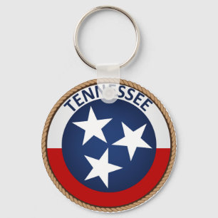 Porte-clés Sceau du drapeau de l'État du Tennessee