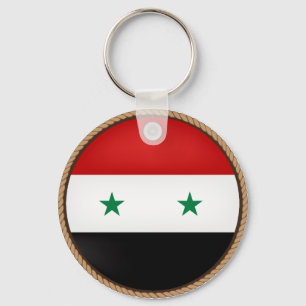 Porte-clés Sceau du drapeau syrien cool