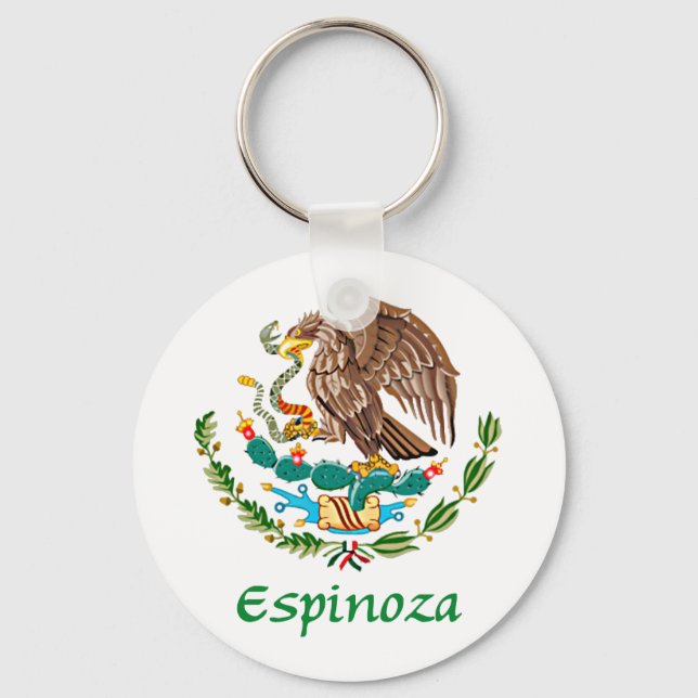 Porte-clés Sceau national mexicain d'Espinoza (Recto)