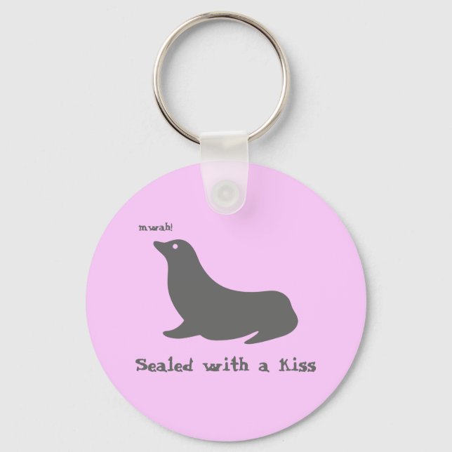 Porte-clés Scellé avec un baiser (Recto)