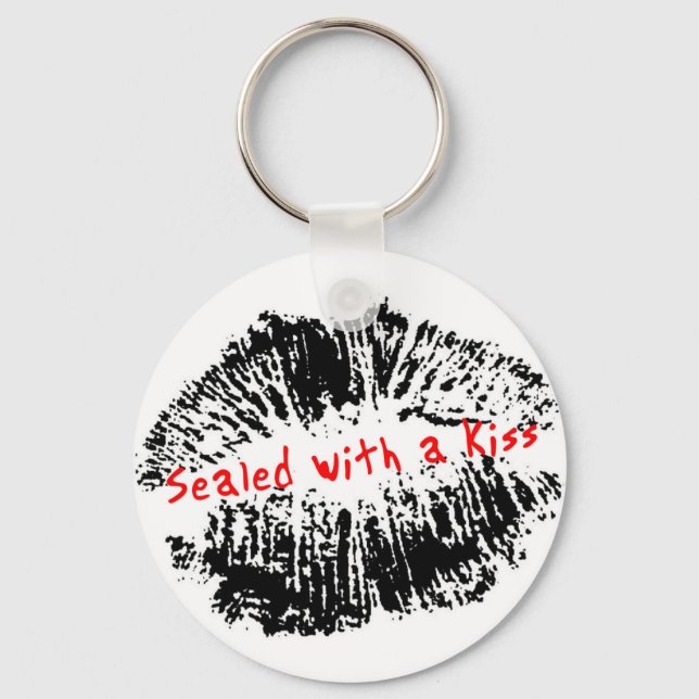 Porte-clés Scellé avec un baiser (Recto)