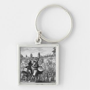 Porte-clés Scène de bataille