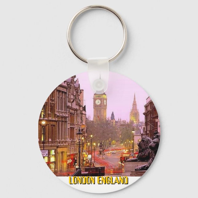 PORTE-CLÉS SCÈNE DE LONDRES ANGLETERRE (UK) (Recto)