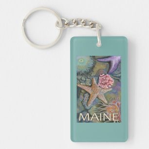 Porte-clés Scène de MaineTidepool