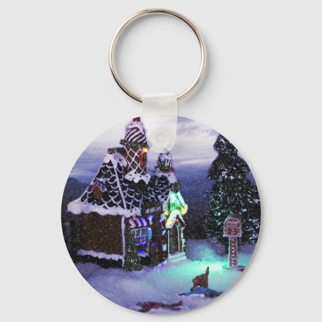 Porte-clés Scène de neige de Winter Wonderland 2020 (Recto)