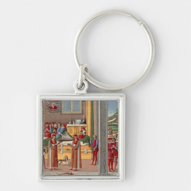 Porte-clés Scène médiévale d'amputation (Devant)
