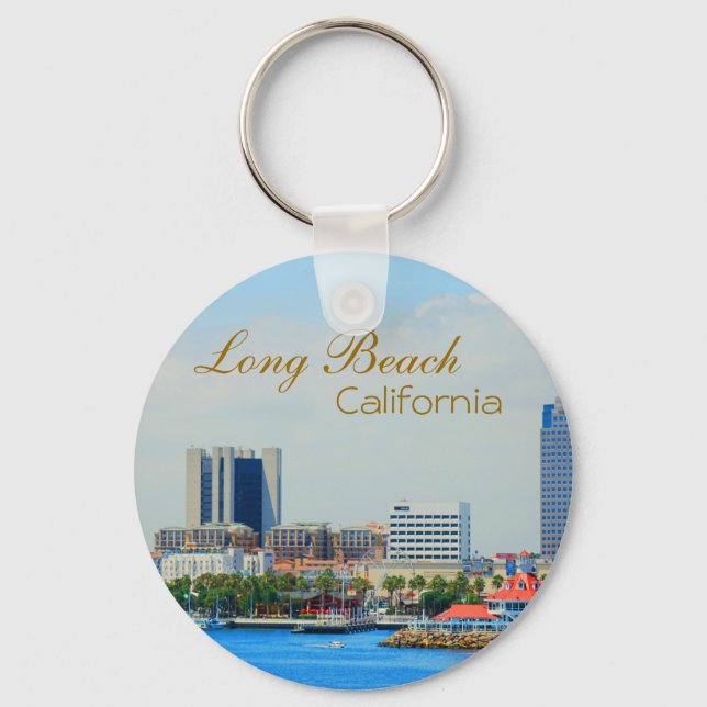 Porte-clés Scenic Long Beach Skyline (Recto)
