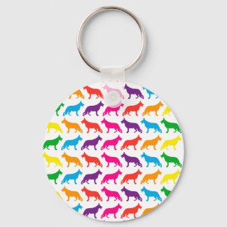 Porte-clés Schäferhunde Regenbogen
