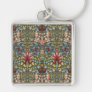 Porte-clés Schéma floral William Morris Snakeshead