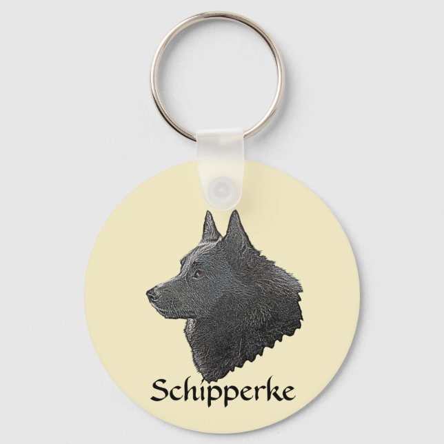 Porte-clés Schipperke (Recto)
