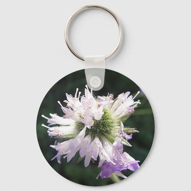 Porte-clés Schlüsselanhänger lila Wildblüte (Recto)