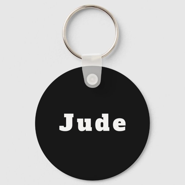 Porte-clés Schlüsselanhänger mit Namen Jude (Recto)