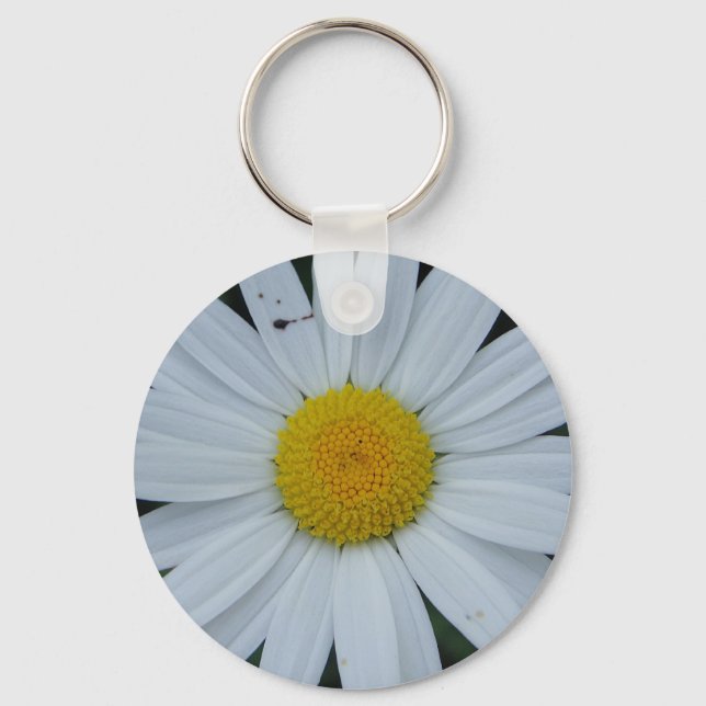 Porte-clés Schlüsselanhänger weisse Margeritenblüte (Recto)