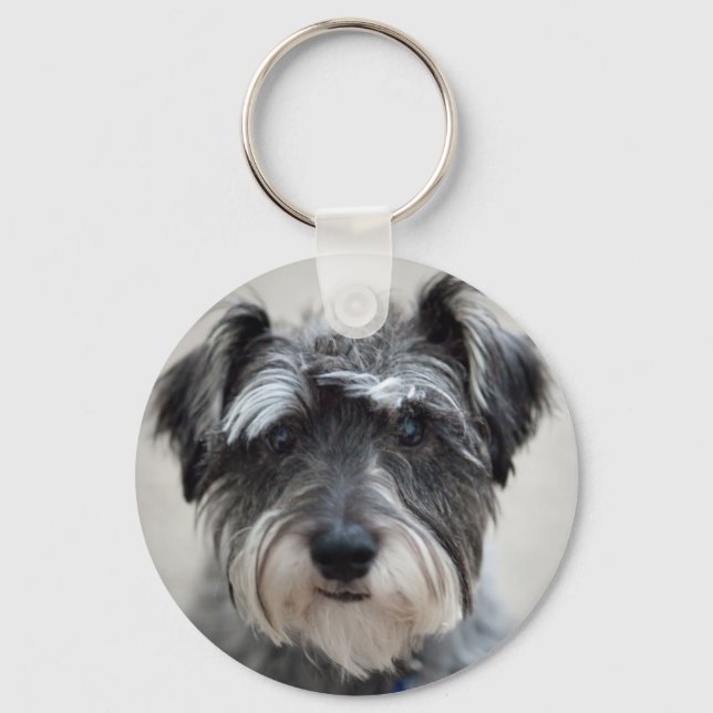 Porte-clés Schnauzer Dog Keychain (Recto)