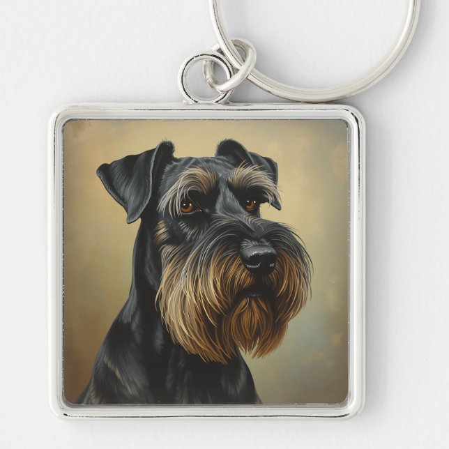 Porte-clés Schnauzer géant (Devant)