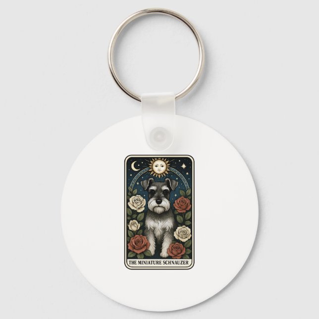Porte-clés Schnauzer nain (Recto)
