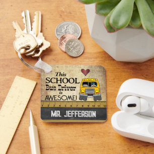 Porte-clés School Bus Driver