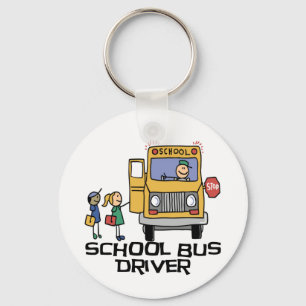 Porte-clés School Bus Driver T-shirts and Gifts.