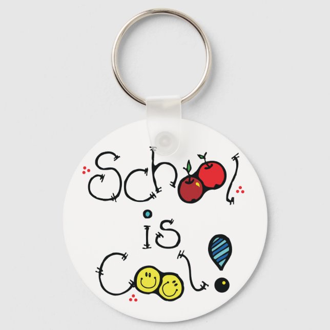 Porte-clés School Is Cool (Recto)