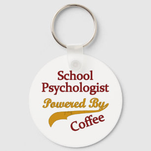 Porte-clés School Psychologist Powered By coffee