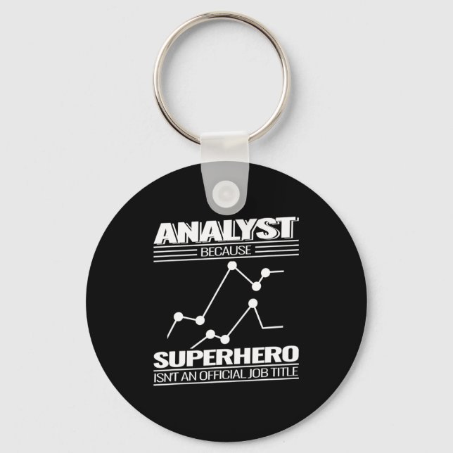Porte-clés Science des données Analyste de données Technologi (Recto)