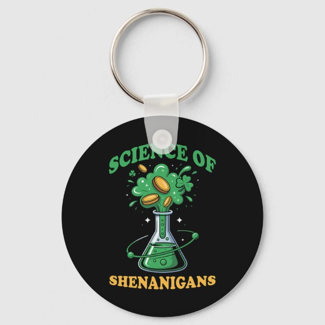 Porte-clés Science des Shenanigans Prof de Chimie St. Patri (Recto)