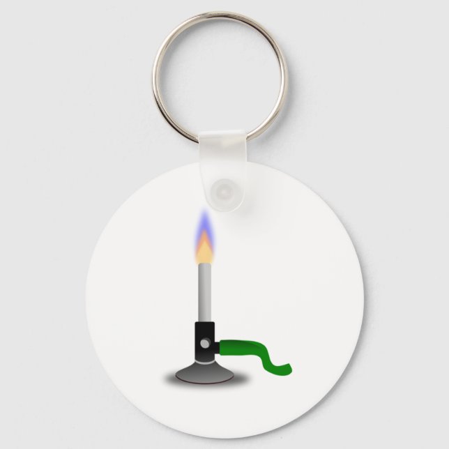 Porte-clés Science et chimie Bunsen Burner (Recto)
