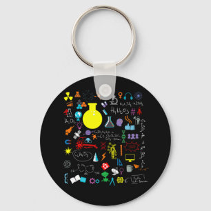 Porte-clés Science Physic Math Chemistry Biology Astronomy