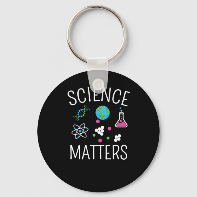 Porte-clés Science S - Drôle Sticker de jeu de mots scientifi (Recto)