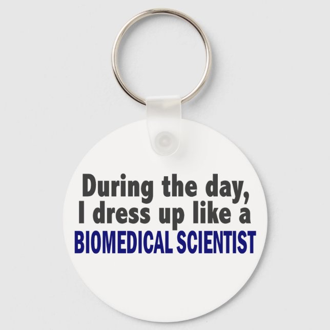 Porte-clés Scientifique Biomédical En Journée (Recto)