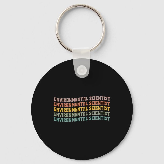 Porte-clés Scientifique de l'environnement Écosystème du vête (Recto)