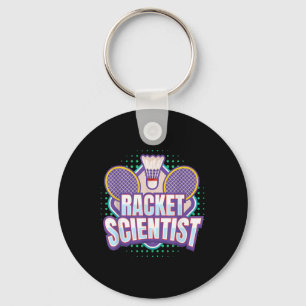 Porte-clés Scientifique de raquette de Badminton I Raquette d