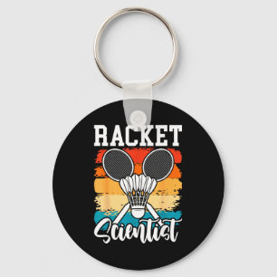 Porte-clés Scientifique de raquette - Joueur de badminton Ath
