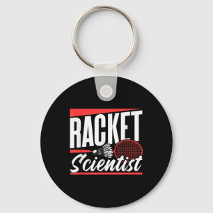 Porte-clés Scientifique Raquette Amateur Équipe de Joueur de