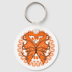 Porte-clés Sclérose en plaques Cercle papillon de rubans