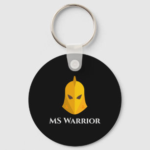 Porte-clés Sclérose Sensibilisation Knight Brave Ms Warrior