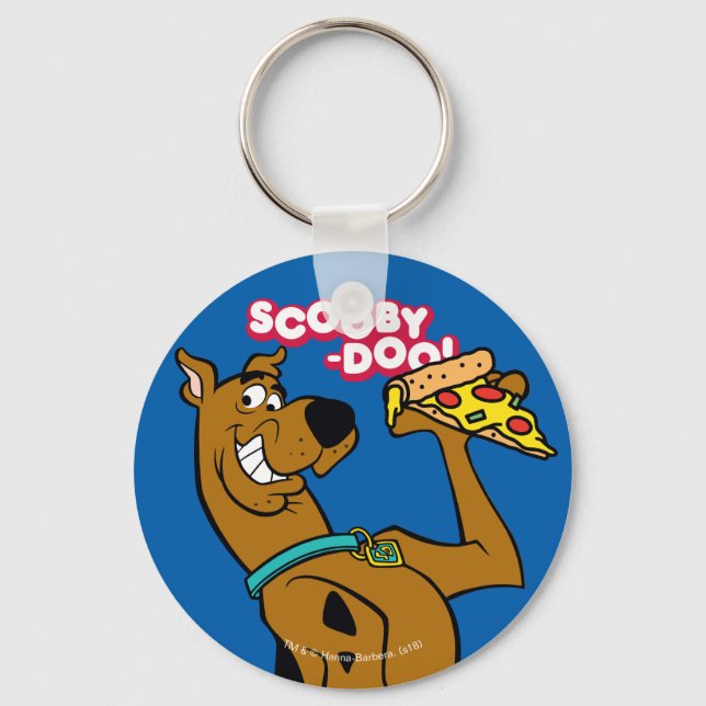 Porte-clés Scooby Doo Avec Pizza Slice (Recto)