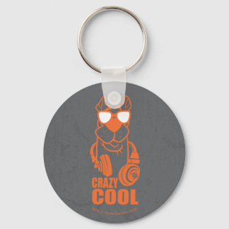Porte-clés Scooby-Doo "Cool fou" casque graphique