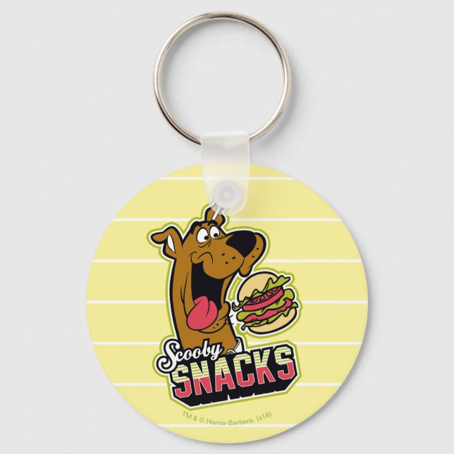 Porte-clés Scooby-Doo "Scooby Snacks" Logo (Recto)